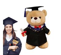 Plüschbär au Certificat de départ de l'école - Gift de Softie enchanteur pour Les diplômés, décoration pour la cérémonie de clôture | Classe 2024 en Peluche Ours, mémoire du lycée et du collège, Doux