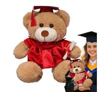 Plüschbär pour le certificat de sortie scolaire - Cuddly Bear en cadeau, douce et moelleuse | avec talar, mémorial, oreiller doux pour élèves, amis, famille, , décorations