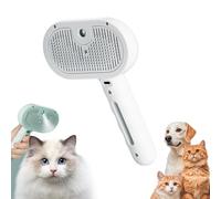 Plufura Dog Brush, Plufura Pet Brush, Grooming Brushs for Dogs and Cats, Pet Hair Brushs for Long and Short Hair (1Pc White)