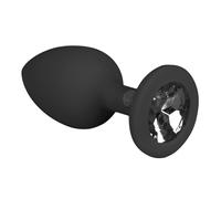 Plug anal à cristal - Butt Plug diamant - medium