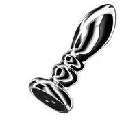 Plug anal acier - Grand vibrateur anal "The Slider" de AlphaMale