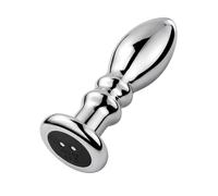 Plug anal acier - Petit vibrateur anal "The Slider" de AlphaMale