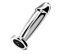 Plug anal acier - Vibrateur anal "The Intruder" de AlphaMale