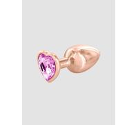 Plug Anal Aluminium Bijou Coeur Gloria M