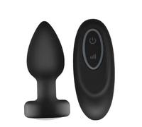 Plug anal anal Silicagel - vibromasseur Anal Led, éclairage lumineux, grandes perles anales, masturbateur, télécommande, jouet sexuel pour hommes et femmes