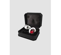 Plug Anal Argent Small Bijou Rouge