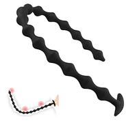Plug Anal avec 15 Perles Anales Boule,58 cm Extra Long Buttplug Perle Anale Jouets Perles Plug,Anus Sex Toys pour Couples Extrême Sexe (A)
