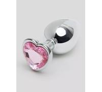 Plug Anal Bijou Coeur Secret Shine Rose M