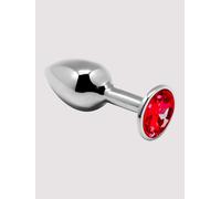 Plug anal bijou mini métal L rouge