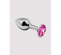 Plug anal bijou mini métal M rose