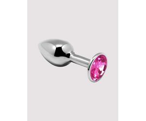 Plug anal bijou mini métal M rose