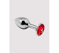 Plug anal bijou mini métal M rouge