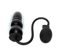 Plug anal boule anale Pour Homme Gay Large Gode Anale pour Couple Noir Gonflable Imperméable et Lavable
