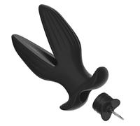 Plug Anal Creux avec Bouchon,Poire Lavement Rectale Lavement Anal,Jouet Adulte pour Entraînement Anal et Jeu,Plug Anale Gode Anal Butt Plug,Jouet Sexualité Couple (M)