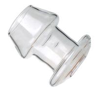 Plug anal creux en verre Plug anal ouvert Dilos en verre Tunnel anal Masseur de prostate Spéculum vaginal Expansion de l'anus SM Lavement Anal Masturbation Dilatateur(M)