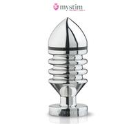 Plug anal d'électro-stimulation en aluminium taille L - MYSTIM