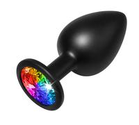Plug anal diamant - Rainbow Booty Jewel - Taille - small