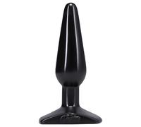 Plug anal Doc Johnson - classique, taille moyenne (noir)