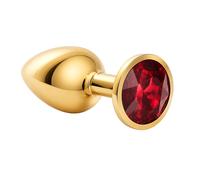 Plug anal doré avec diamant - MEO Luxury Germany
