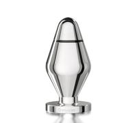 Plug anal électro-stimulant en aluminium Big John XL - MYSTIM