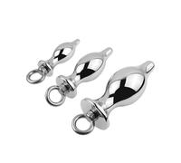 Plug Anal en Acier taille L avec anneau