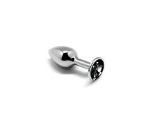 Alive – Plug anal Anal Pleasure Mini Métal – Noir – Taille S – 1 unité