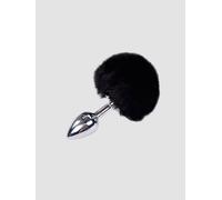 Plug Anal Queue de Lapin Fluffy S Noir
