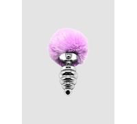 Plug anal en métal Fluffy Twist L