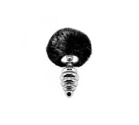 Plug anal en métal Fluffy Twist M