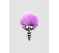 Plug anal en métal Fluffy Twist S