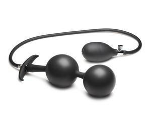 Plug Anal en Silicone Gonflable - Noir