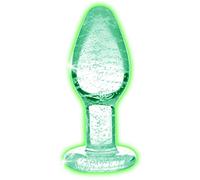 Plug anal en verre phosphorescent - Petit