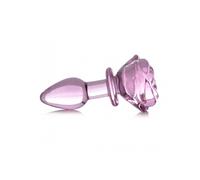 Plug Anal en Verre Pink Rose Small