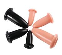 Plug anal extra large gode anal avec ventouse forte plug anal plug anal masturbation dilatateur anal stimulation du point G jouet sexuel pour hommes et femmes(Schwarz,Xl)