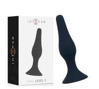 Plug anal intense noir level 3 12.5cm noir - Profondeur: 55 mm, Couleur: Noir, Rayon: Couple, Largeur: 90 mm, Longueur: 225 mm