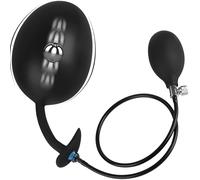 Plug anal magnétique gonflable Danny grand avec boule d'acier, silicone sans danger, étanche pour hommes et femmes
