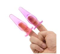 Plug anal & masseur de prostate silicone dilatateur anal & buttplug conique pour doigt stimulation G Point/Clitoris jeu tactile plaisir ou en duo