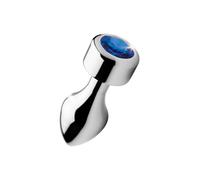 Plug Anal Métal Weighted Bijou Blue Gem Large