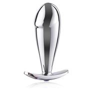 Plug anal métallique avec cristal diamant pour femmes et hommes Plug anal Sextoy pour débutants et avancés