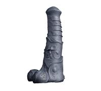 Plug anal réaliste en silicone - Gode cheval animal 30,5 x 7,9 cm - Design unique à ventouse - Plug anal XXL extra large - Réplique SM BDSM - Jouet sexuel pour homme et femme