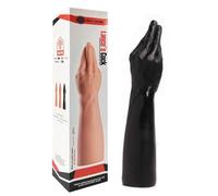 Plug anal réaliste, gode en forme de poing en silicone, vagin en silicone, jouets érotiques, BDSM, jouets érotiques pour hommes et femmes (Noir, Main)