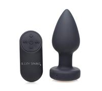 Plug Anal Rechargeable Lumineux Booty Sparks 7X - Noir Moyen