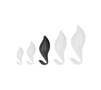 PLUG ANAL SILICONE Plug silicone Bulby L 17 x 8cm Noir DarkSil
