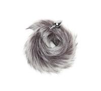 Plug Anal Small Queue Fox Silver Deluxe
