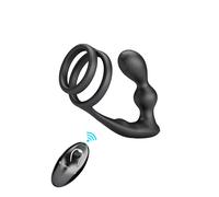 Plug anal Télécommandé Stimulateur prostate Anneau pénis Cockring