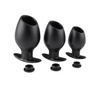 Plug anal tunnel volumineux à bouchon, portable 24h/24 - Taille - large