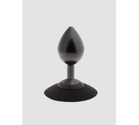 Plug Anal Ventouse en Aluminium Alu-Plug Noir Medium
