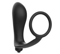 Plug Anal Vibrant avec Anneau Pénis