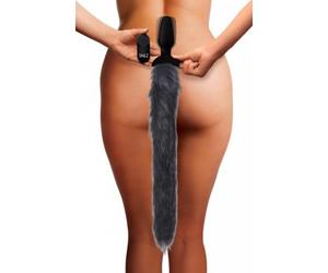 Plug Anal Vibrant Avec Queue - Renard