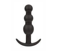 Plug anal Vibrant Chapelet avec 3 perles - CALEXOTICS